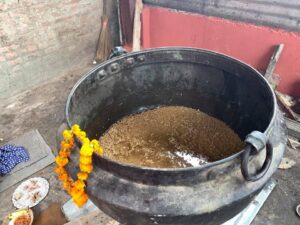 Read more about the article Boiling Wheat Ceremony for Cow Feeding